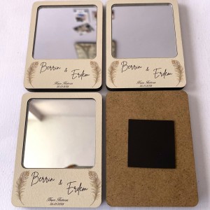 Kare Ahşap Ayna - AAK104