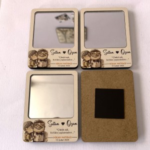 Kare Ahşap Ayna - AAK103