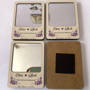 Kare Ahşap Ayna - AAK102