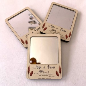 Kare Ahşap Ayna - AAK101