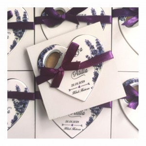 Kalp Açacak Ahşap Altlıklı